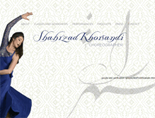 Tablet Screenshot of dancepersian.org